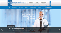 Desktop Screenshot of mdfinancialservices.com
