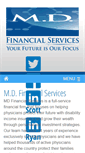 Mobile Screenshot of mdfinancialservices.com